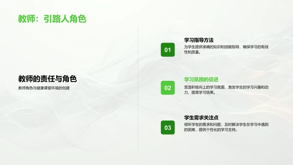 构建健康教学环境PPT模板