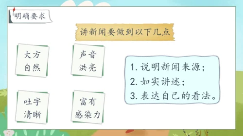 【核心素养】部编版语文四年级下册-第二单元 口语交际：说新闻（课件）