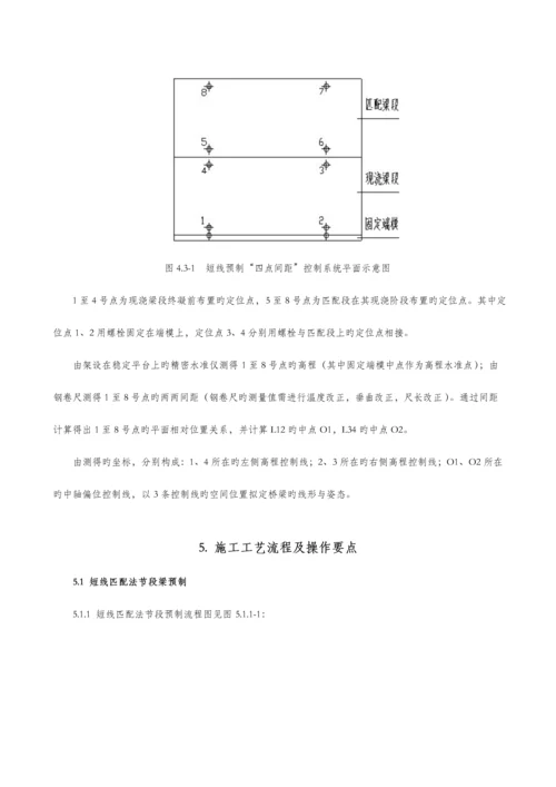 短线匹配法节段梁双向测量监控预制综合施工综合工法.docx