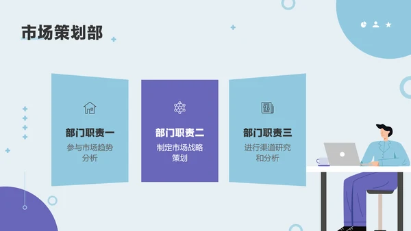 蓝色简约风咨询公司新员工入职培训PPT套装