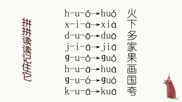 统编版语文一上第二、三单元 复习课件