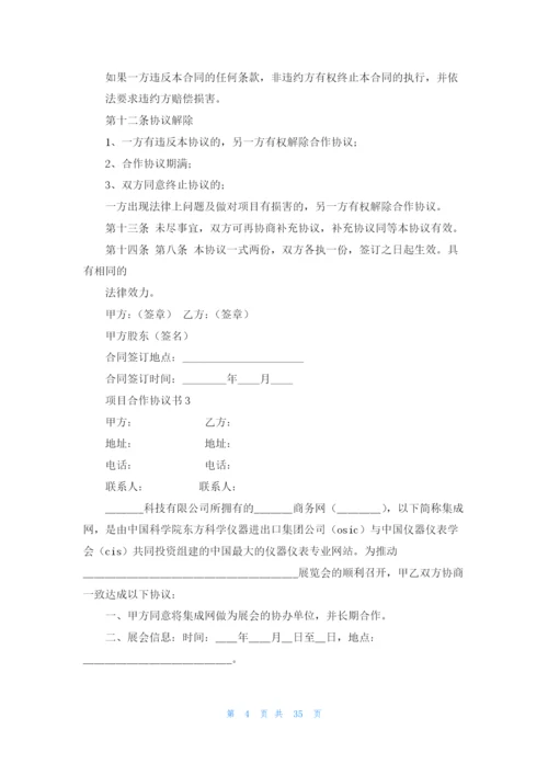项目合作协议书(合集15篇).docx