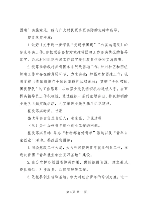 群团组织整改落实方案.docx