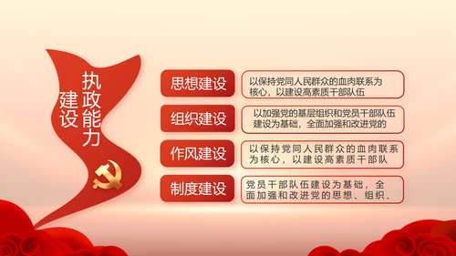 红色党风廉政纪检监察干部培训PPT