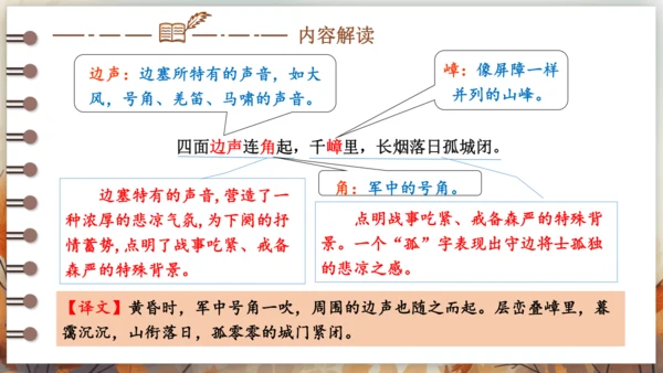 12 词四首——渔家傲·秋思 课件(共29张PPT) 2024-2025学年语文部编版九年级下册