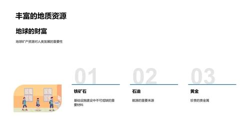 地理课程讲解PPT模板