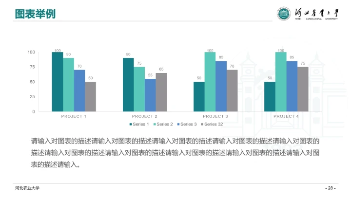 河北农业大学专属学术汇报毕业答辩通用PPT模板