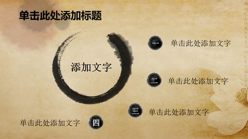 古香古色中国风佛教PPT动态模板信佛