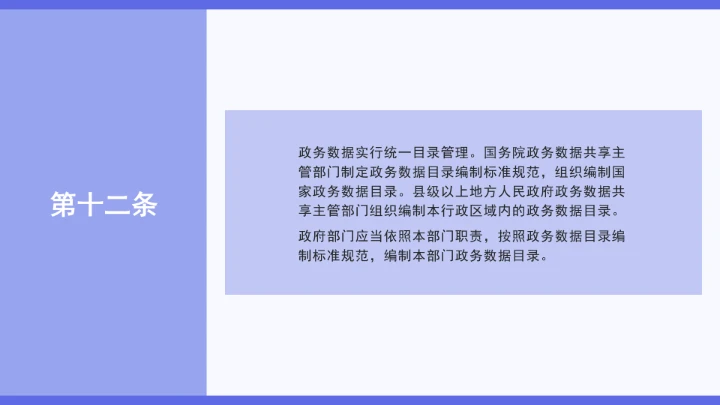 普法学习《政务数据共享条例》全文2025年8月1日起施行PPT课件
