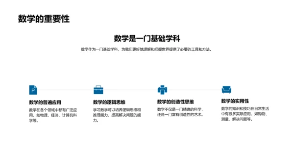 数学应用探究PPT模板