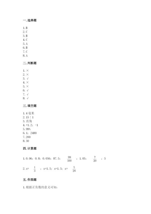 人教版六年级下册数学期末测试卷附参考答案【精练】.docx