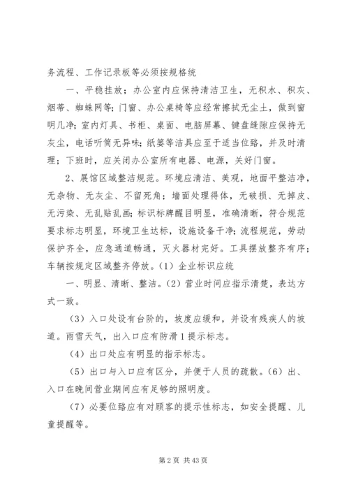 规范环境与形象建设的实施方案.docx