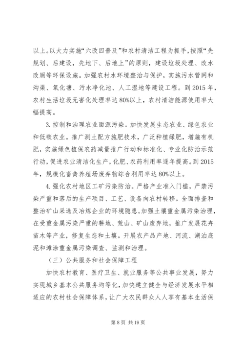 关于实施和谐秀美乡村建设工程的若干意见.docx