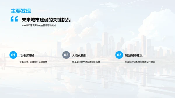 未来城市构想策略