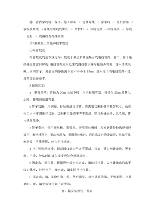 电气部分安装综合施工专题方案.docx