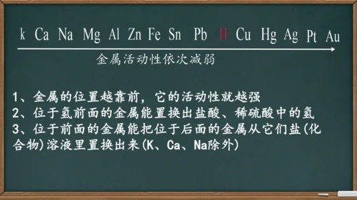 第八单元课题2 金属的化学性质课件(共24张PPT内嵌视频)-2023-2024学年九年级化学人教版