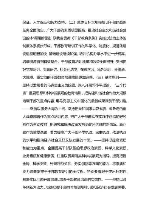 2021年党员干部教育培训计划.docx