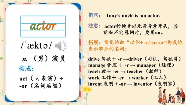 Module  2   My family词汇课件(共56张PPT)+内嵌音频