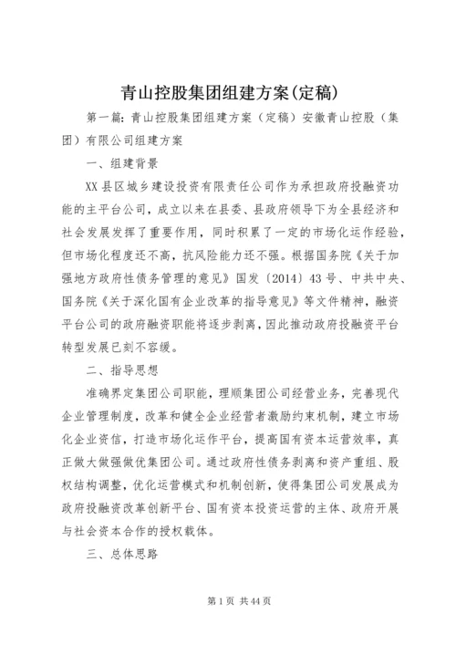 青山控股集团组建方案(定稿).docx