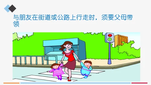 小学生交通安全知识讲座通用PPT模板