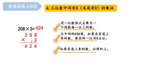 第六单元《多位数乘一位数》（单元复习课件）三年级数学上册+人教版(共19张PPT)