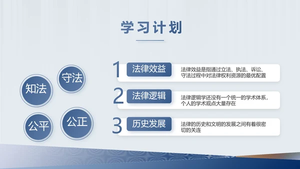 严谨简约法律硕士论文答辩动态PPT