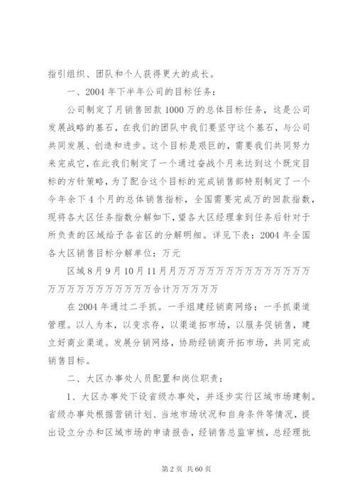 某医药招商公司大区管理制度.docx