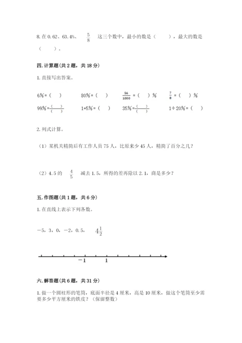 小学六年级下册数学期末卷【考点梳理】.docx