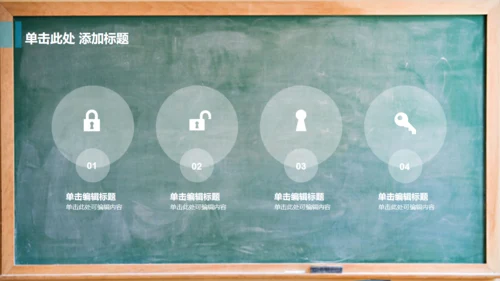 教室黑板学校教学课堂通用PPT课件模板
