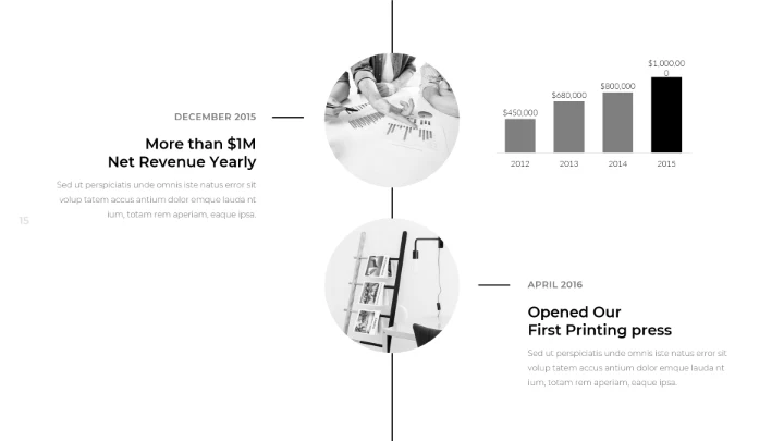 创意黑白调极简主义公司简介动态PPT模板