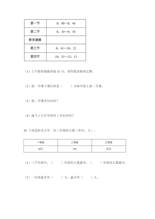 小学三年级数学应用题50道含答案【轻巧夺冠】.docx