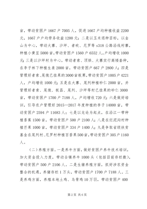 沙坪镇XX年产业脱贫攻坚计划书(1).docx