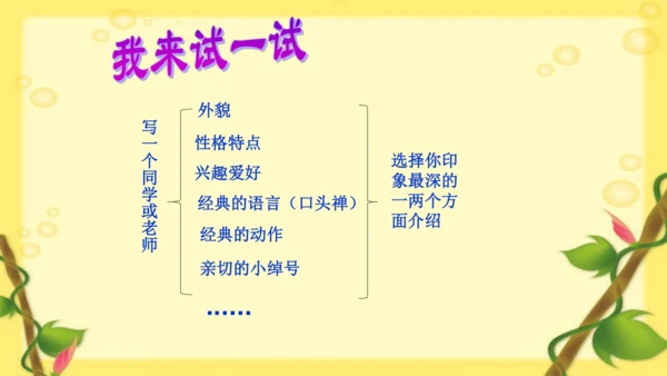 【同步课件】部编版语文三年级上册 习作一 猜猜他是谁   课件（2课时）