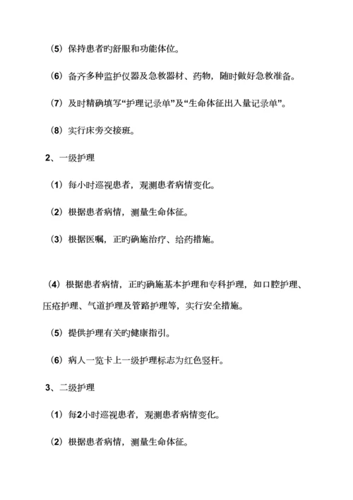护理相关全新规章新版制度.docx