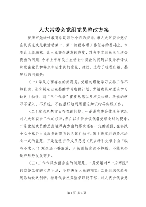 人大常委会党组党员整改方案.docx