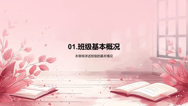 班级年度报告PPT模板