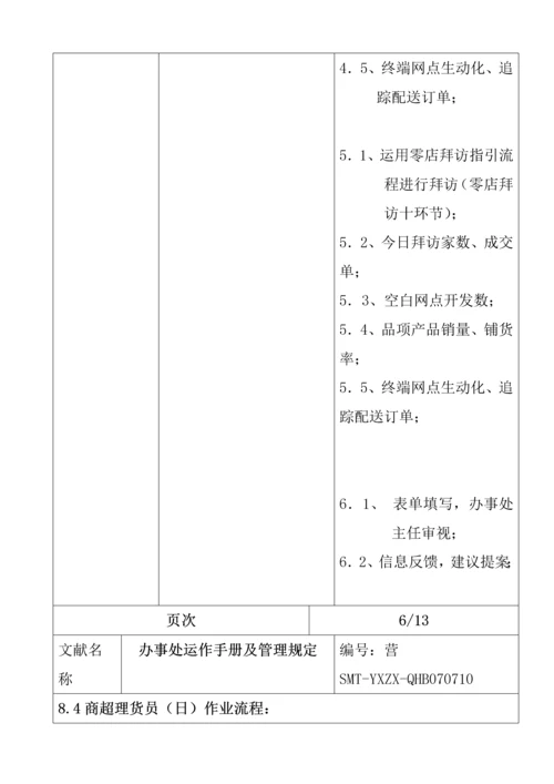 公司办事处运作标准手册与管理全新规章新版制度.docx