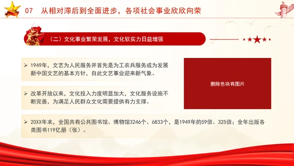 国庆节党支部庆祝建国75周年经济社会发展成就ppt