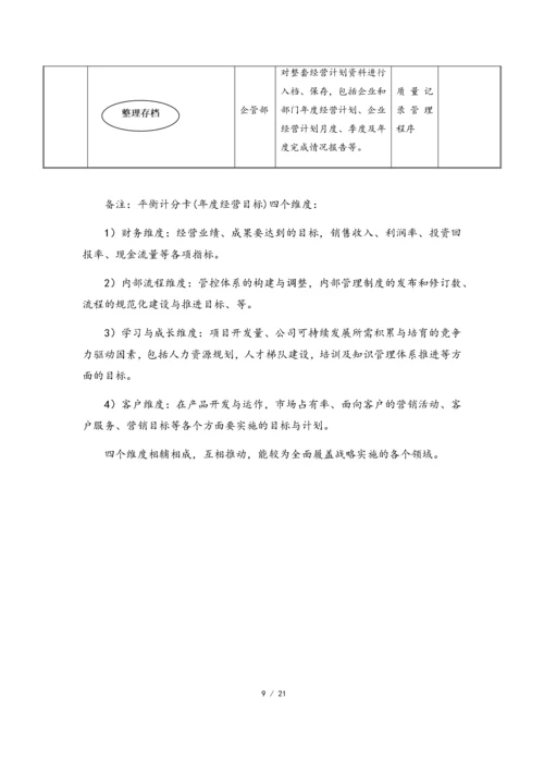 01-【经营计划】-06-经营计划编制作业指引.docx