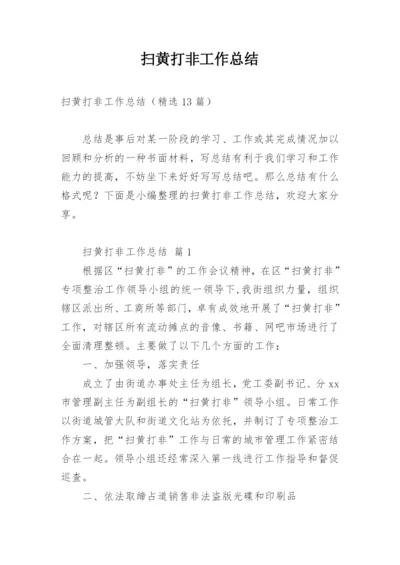 扫黄打非工作总结.docx