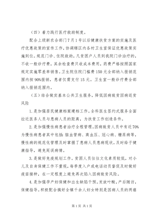 XX健康扶贫工作总结 (4).docx