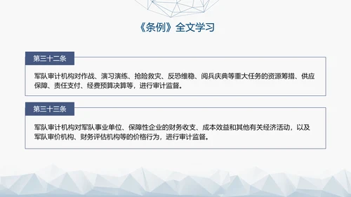 2024年新修订军队审计条例内容解读PPT课件