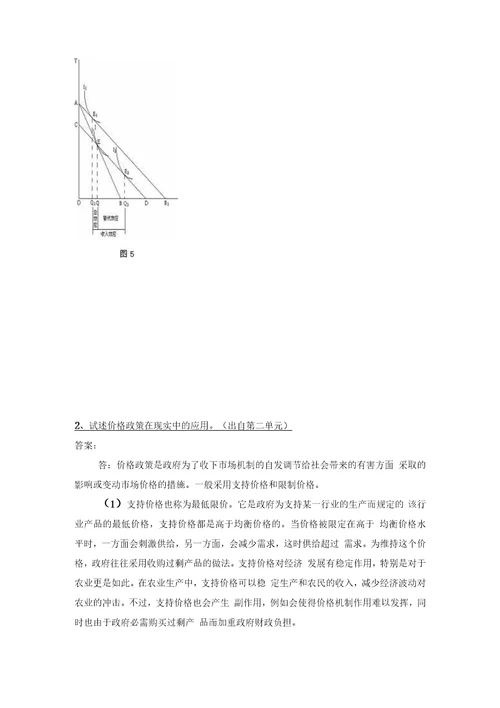 微观经济学作业