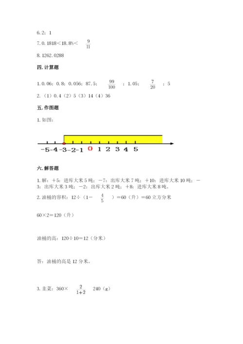 冀教版六年级下册期末真题卷附参考答案（考试直接用）.docx