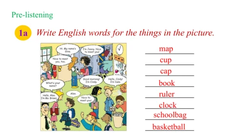 Unit 1 第一课时Section A (1a-2d）课件【大单元教学】人教版七年级英语上册Uni