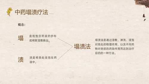 复古中国风中医的特色疗法PPT课件