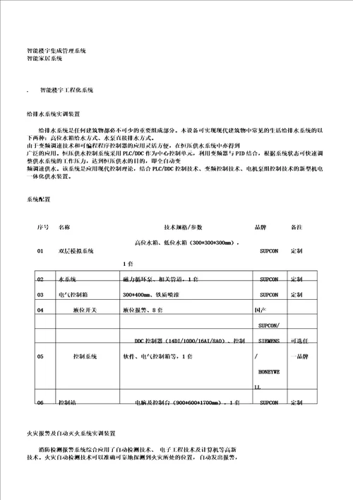 智能楼宇建设的方案