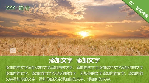 乡村振兴城乡融合绿色生态之城通用PPT模板