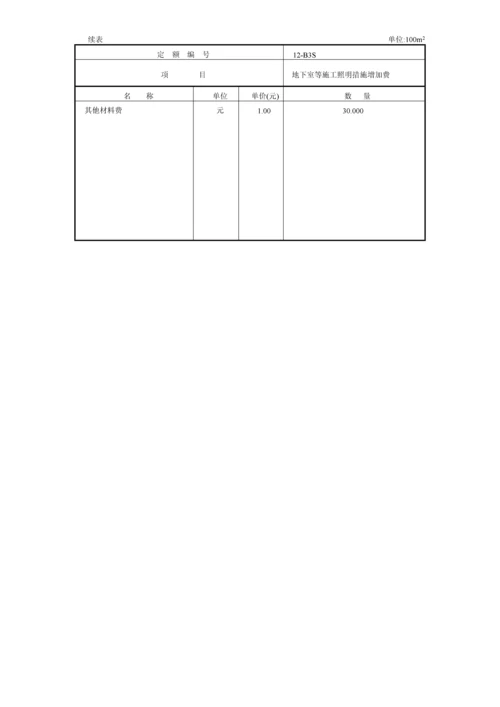 河南省关于地下室施工增加费.docx