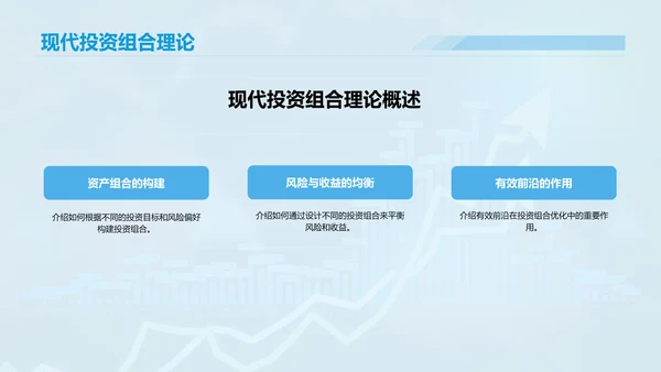 蓝色渐变商务股票投资金融专业毕业答辩PPT模板